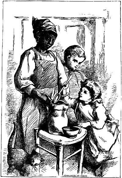 Making Molasses Candy.—Page 92.