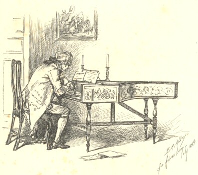 Man at harpsichord