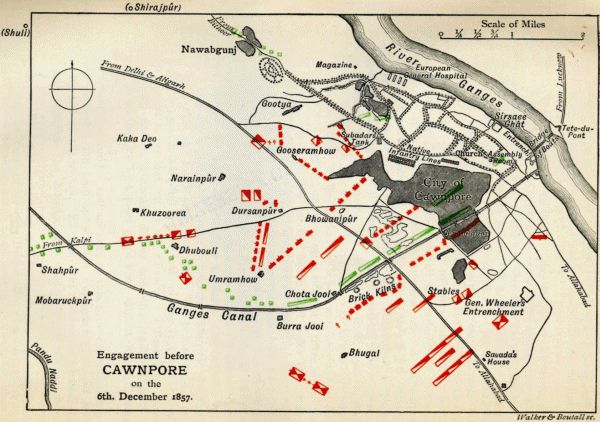Engagement before CAWNPORE on the 6th. December 1857.