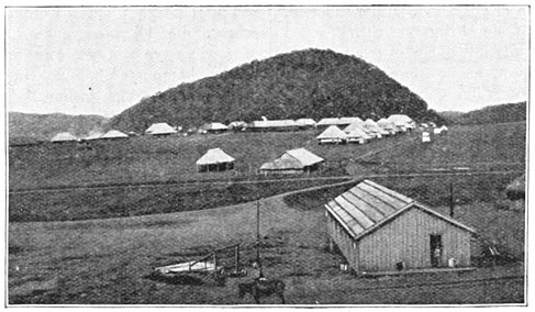 Het Keithleykamp op de landengte van Lanao.