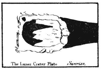 The Lunar Crater Plate - Sunrise