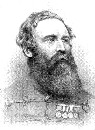 Sir Harry Lumsden, who raised the Guides, from a portrait made when he was commanding the corps Sir Harry Lumsden, who raised the Guides, from a portrait made when he was commanding the corps