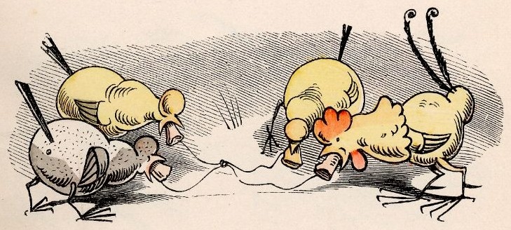 ... und schlucken das Brot ... und schlucken das Brot