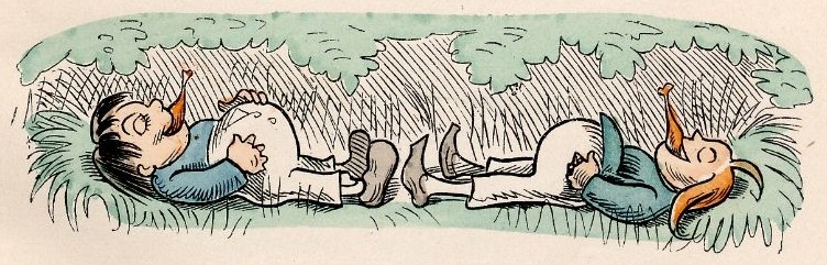 Max und Moritz im Verstecke Max und Moritz im Verstecke