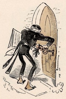 an der Kirchentür an der Kirchentür