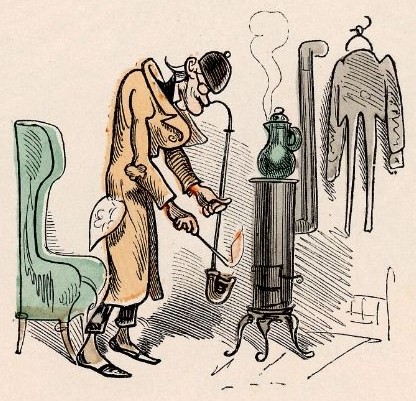 die Pfeife wird angezündet die Pfeife wird angezündet