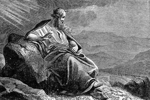 Moses on Mt. Pisgah