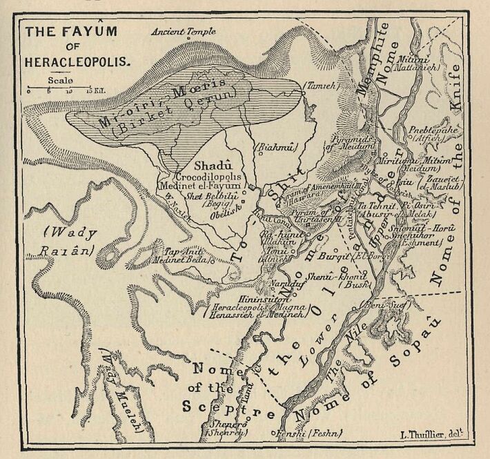 297.jpg Map, the Fayum 
