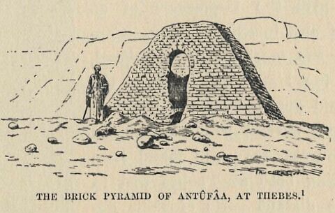 314.jpg the Brick Pyramid of AntÛfÂa, at Thebes 
