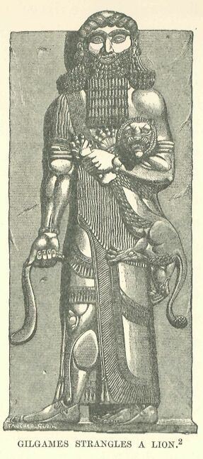 057.jpg Gilgames Strangles a Lion. 