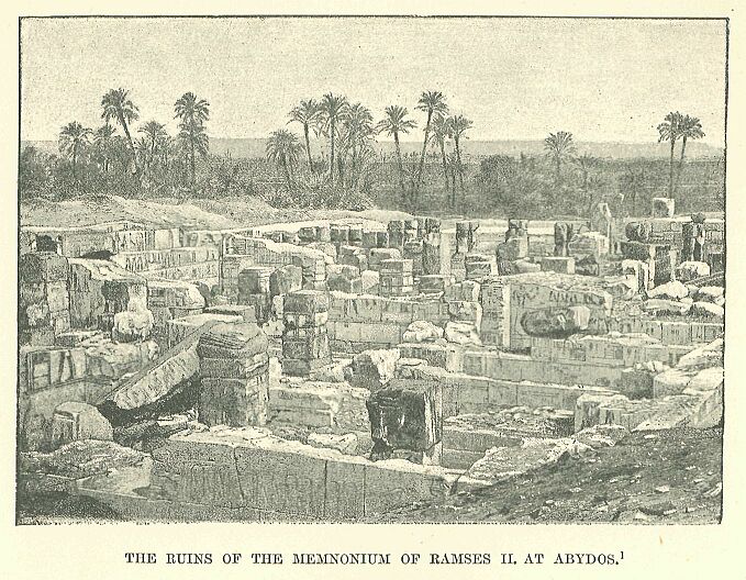 240.jpg the Ruins of The Memnonium Of Ramses Ii. At Abydos 