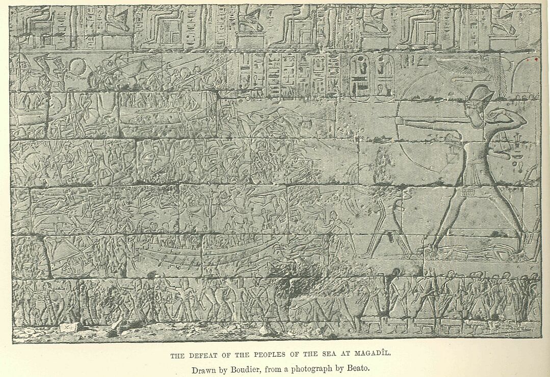 308.jpg the Defeat of The Peoples Of The Sea 
