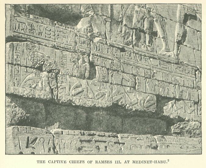 313.jpg the Captive Chiefs of Ramses Iii. At
Medinet-ihabu 
