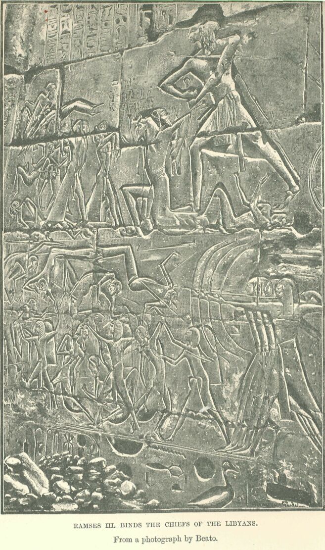 314.jpg Ramses Iii. Binds the Chiefs of The Libyans 
