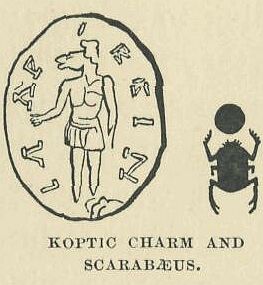 106.jpg Koptic Charm and Scarabeus 