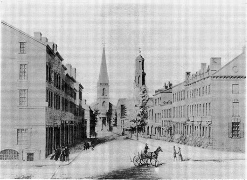 WALL STREET IN 1803

Present No. 40 Wall Street