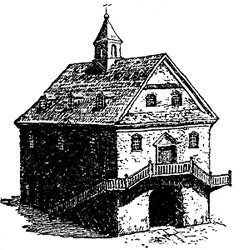 COLONIAL COURT-HOUSE PHILADELPHIA, 1707. COLONIAL COURT-HOUSE PHILADELPHIA, 1707.