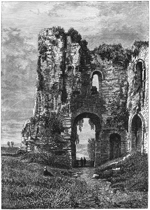 Ruïne van het kasteel van Titbury.
