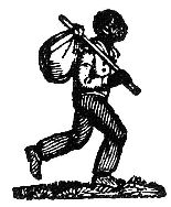 A man escaping from slavery.