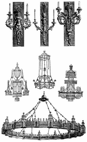 ELABORATE FIXTURES OF THE AGE OF CANDLES