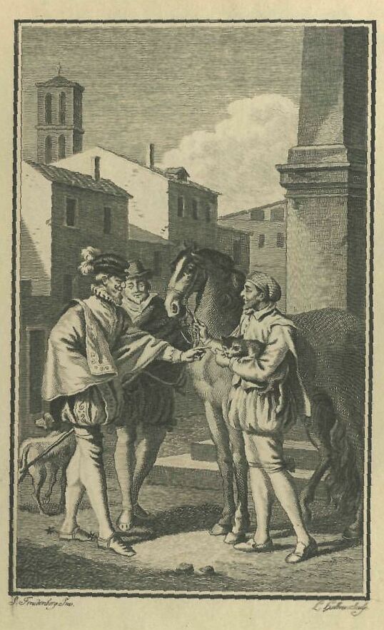 043a.jpg the Servant Selling The Horse With The Cat
