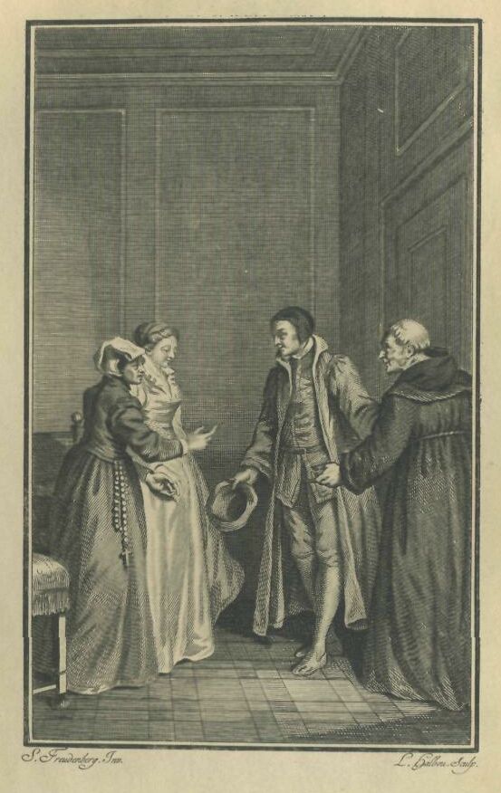 051a.jpg the Grey Friar Introducing his Comrade to The
Lady and Her Daughter

