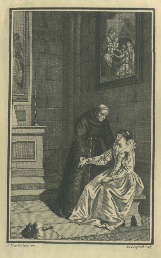 133a. The Lady Swooning in The Arms of The Gentleman Of
Valencia Who Had Become a Monk
