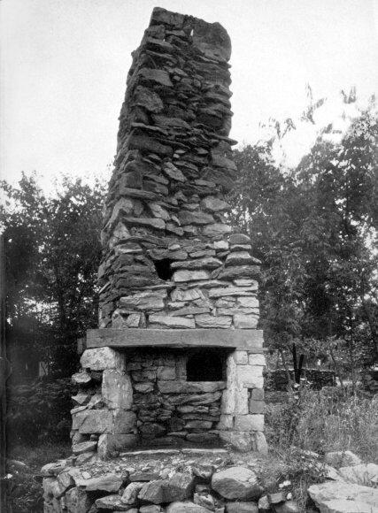 AS THEY BUILT A CHIMNEY IN THE EIGHTEENTH CENTURY

Photo by John Runyon