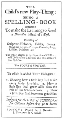Title-page from “The Child’s new Play-Thing”