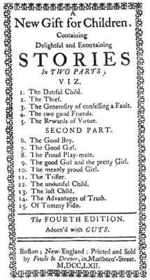 Title-page from “The New Gift for Children”