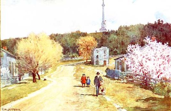 View of Queenston Road, about 1824