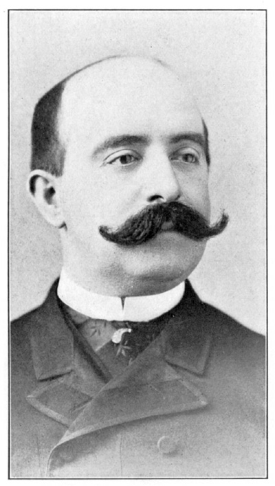 A man with a handlebar mustache