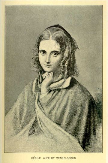 Ccile, wife of Mendelssohn.