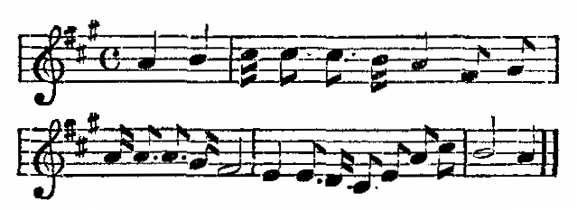 Musical score -Whistling Sam-.