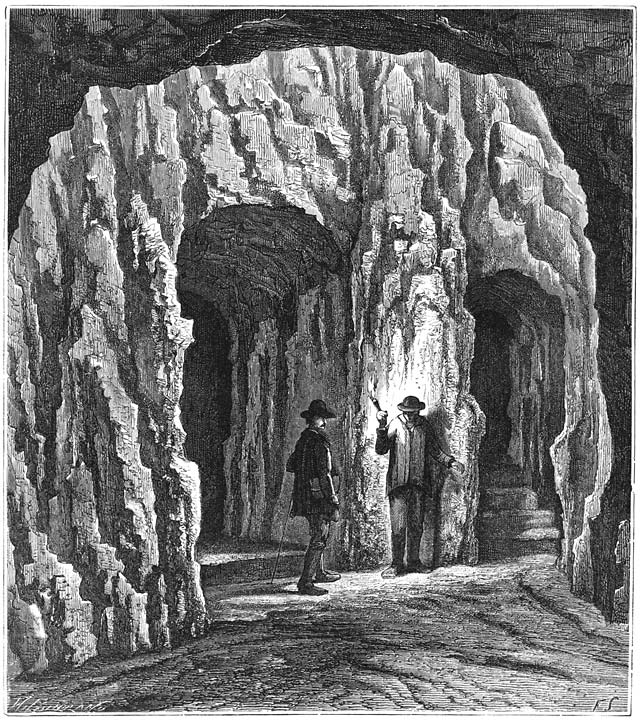De Mariënglashöhle bij Reinhardsbrunn.