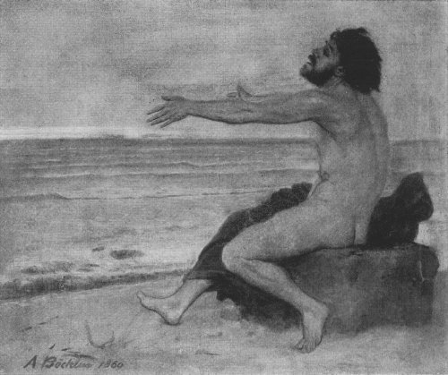 Odysseus am Strand des Meeres