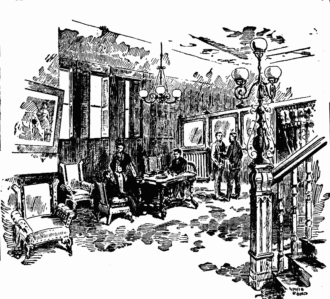 Illustration:
Gentlemen's Reception-room, Invalids' Hotel and Surgical Institute.