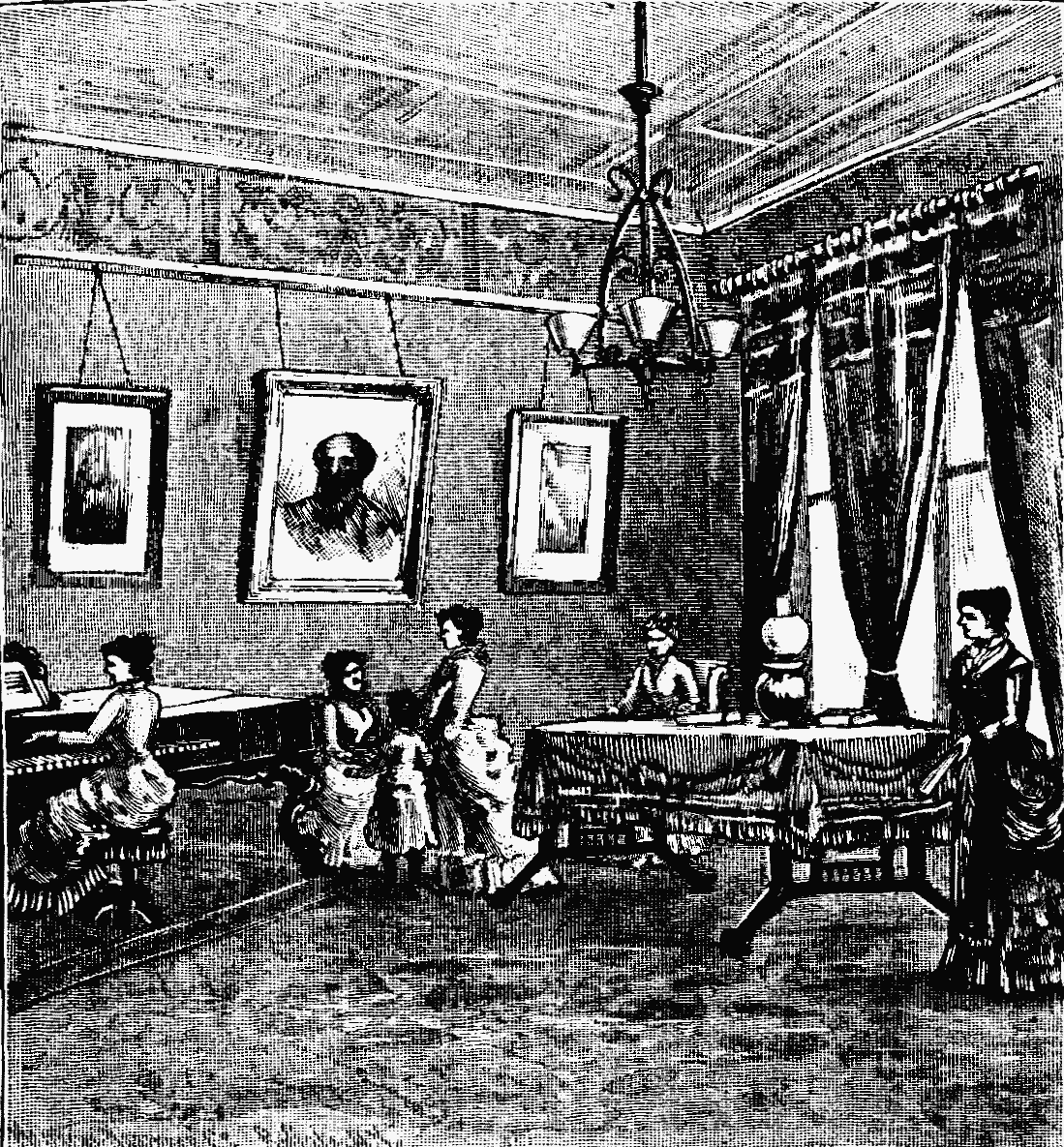 Illustration:
Ladies' Parlor.—Invalids' Hotel and Surgical Institute.
