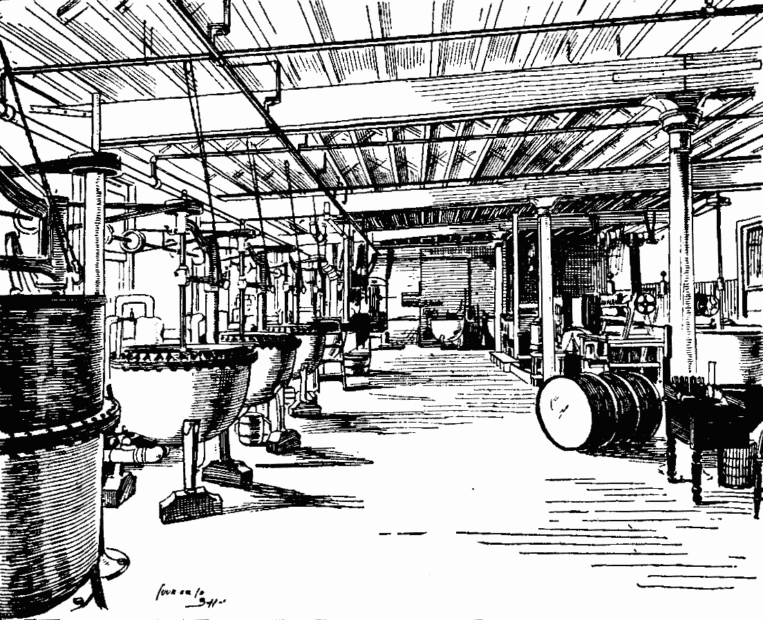 Illustration:
Section of Chemical Laboratory.