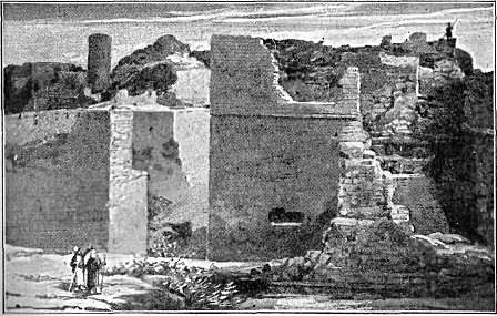 PHOTOGRAPH BY MISSIONARY W.C. ISING

Ruins of the Palace of Nebuchadnezzar, in which was the hall of Belshazzar's
Feast.
