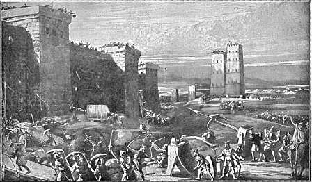 THE SIEGE OF JERUSALEM BY THE
ROMANS UNDER TITUS, a.d. 70

"When ye shall see Jerusalem compassed with armies, then
know that the desolation thereof is nigh." Luke 21:20.