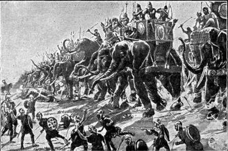 BATTLE OF ZAMA,
B.C. 202

By which Rome broke the power of Carthage, its
rival, and "began the conquest of the world."