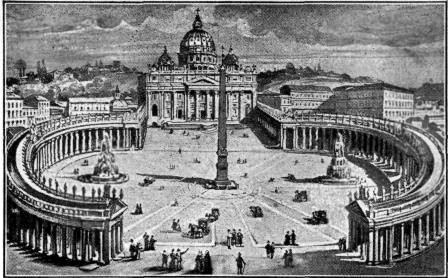 ST. PETER'S AND THE
VATICAN

The magnificent headquarters
of the papal system.