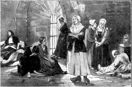 HUGUENOTS IN PRISON
FOR THEIR FAITH

"Others had trial ... of bonds and
imprisonment." Heb. 11:36.