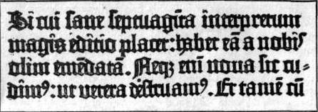 GUTENBERG'S FIRST
TYPES

Reproduced from the first edition of the famous
forty-two-line Latin Bible, printed by Gutenberg.
