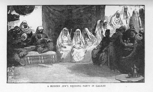 A modern Jew's wedding party in Galilee.