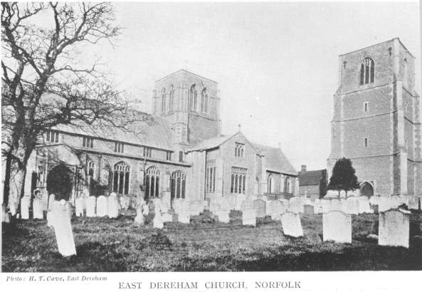East Dereham Church, Norfolk.  Photo: H. T. Cave, East Dereham