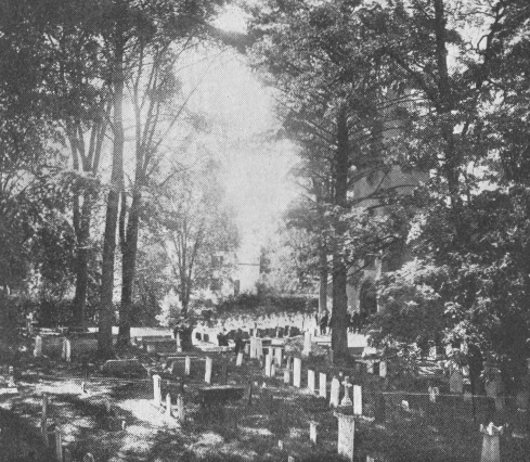 A Funeral in Christ Churchyard