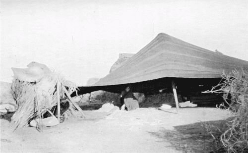 AN ARAB TENT IN MOROCCO.