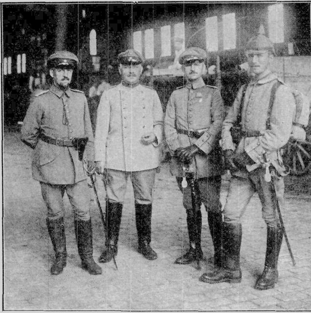 German officers and soldiers were always ready to oblige by posing for the camera